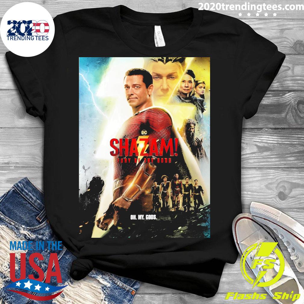 Official shazam Fury Of The Gods - Adult & Kids T-Shirts, Sweatshirts & Hoodies apparel design preview 3