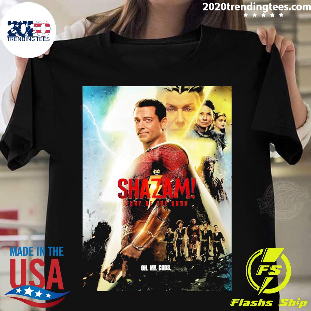Official shazam Fury Of The Gods - Adult & Kids T-Shirts, Sweatshirts & Hoodies apparel design preview 1