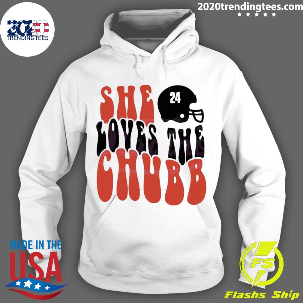 Official she Loves The Chubb Cleveland Browns - Adult & Kids T-Shirts, Sweatshirts & Hoodies apparel design preview 2
