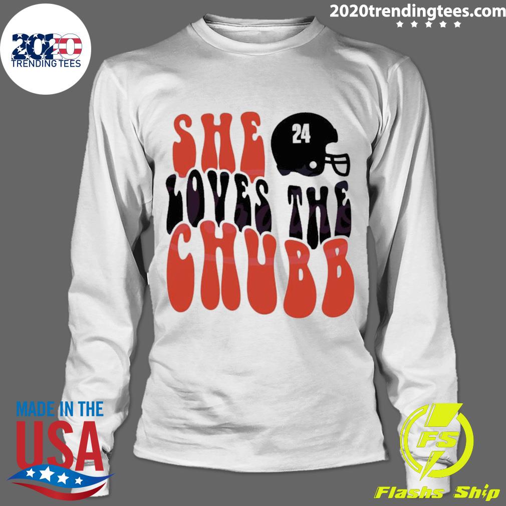 Official she Loves The Chubb Cleveland Browns - Adult & Kids T-Shirts, Sweatshirts & Hoodies apparel design preview 4