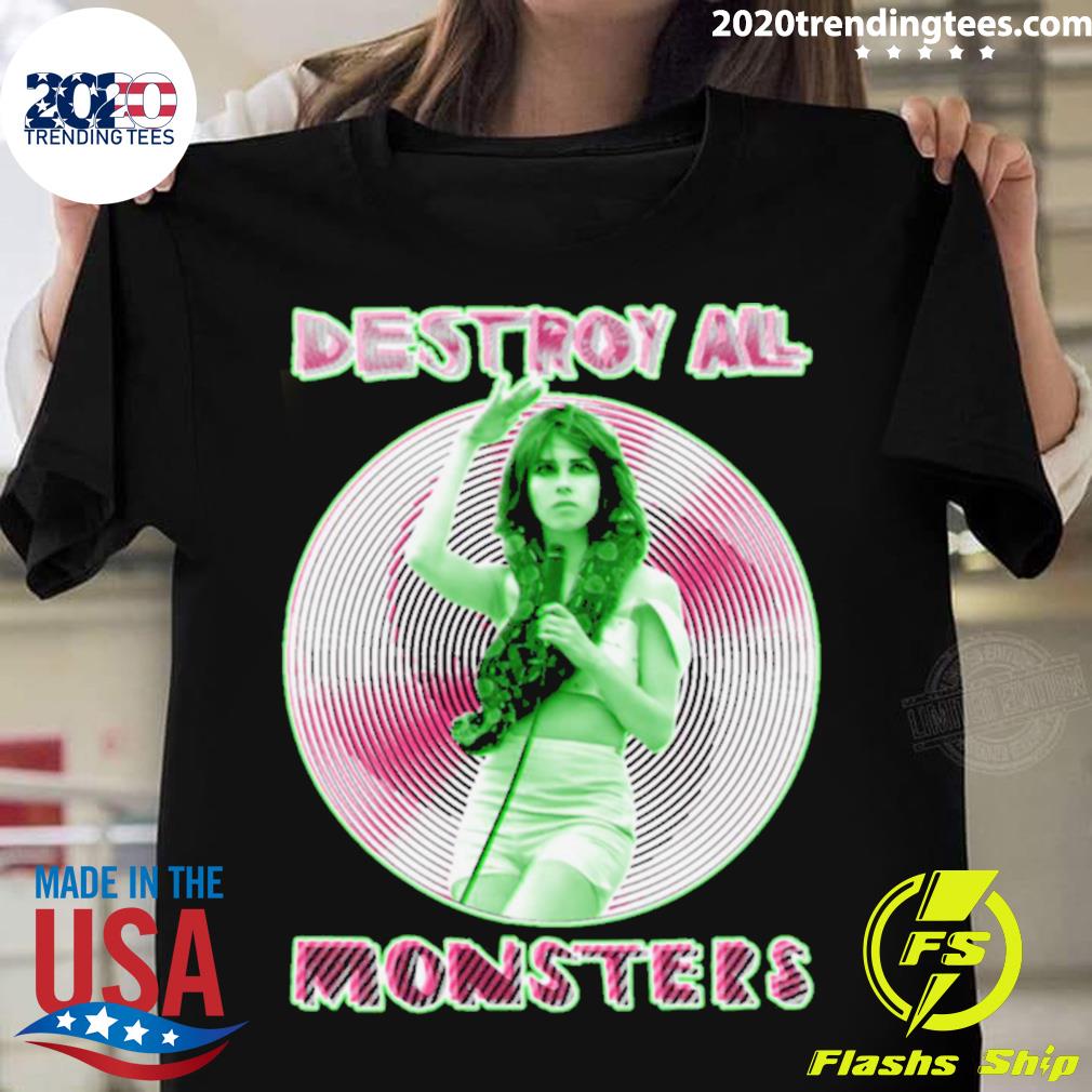 Official singer Art Destroy All Monsters - Adult & Kids T-Shirts, Sweatshirts & Hoodies apparel design preview 1