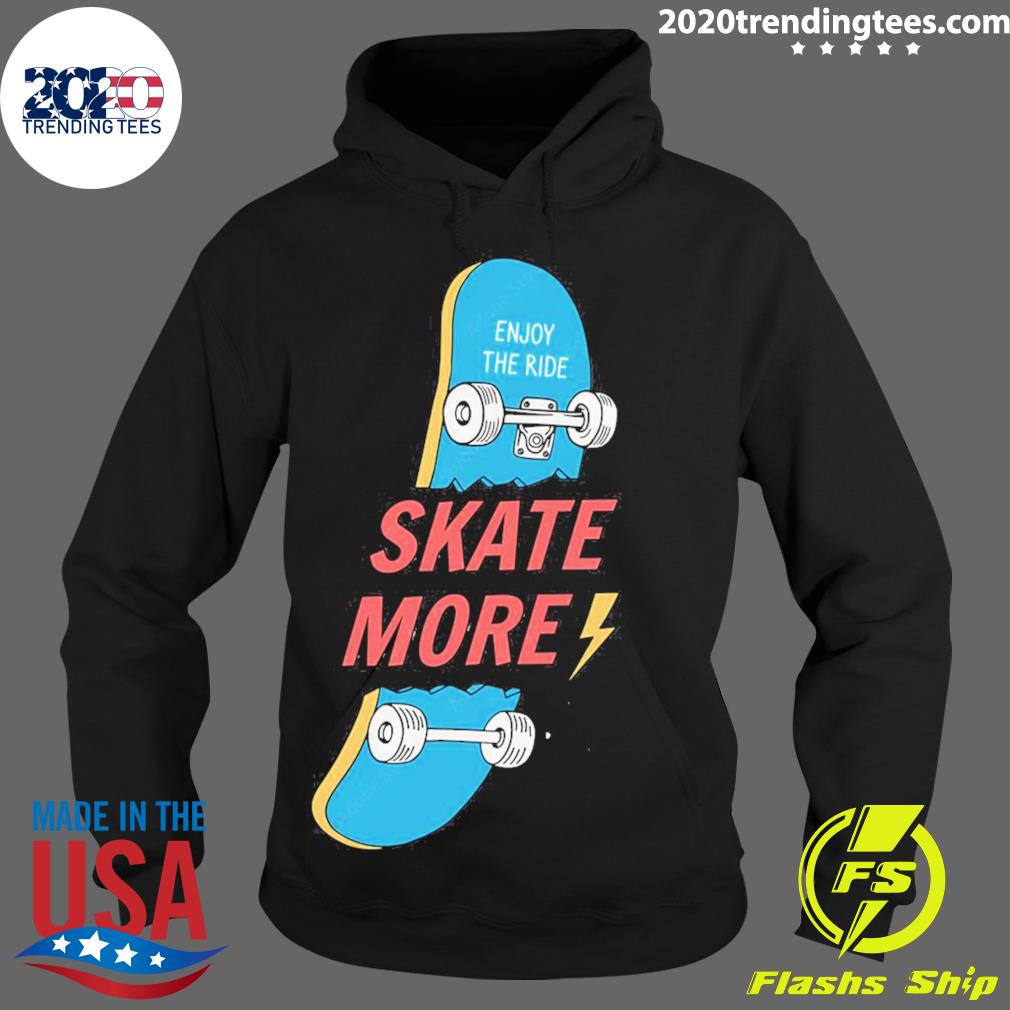 Official skate More Let's Roll - Adult & Kids T-Shirts, Sweatshirts & Hoodies apparel design preview 2
