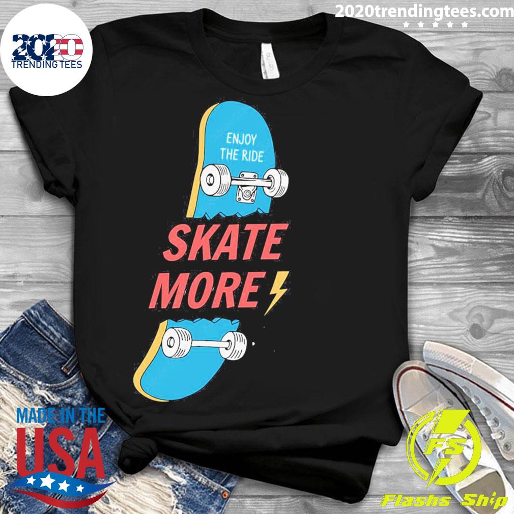 Official skate More Let's Roll - Adult & Kids T-Shirts, Sweatshirts & Hoodies apparel design preview 3