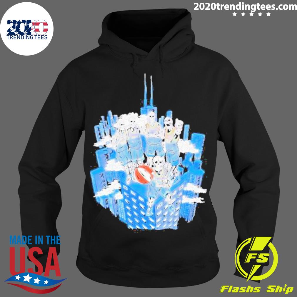 Official skeleton Chicago Splash Squad - Adult & Kids T-Shirts, Sweatshirts & Hoodies apparel design preview 2