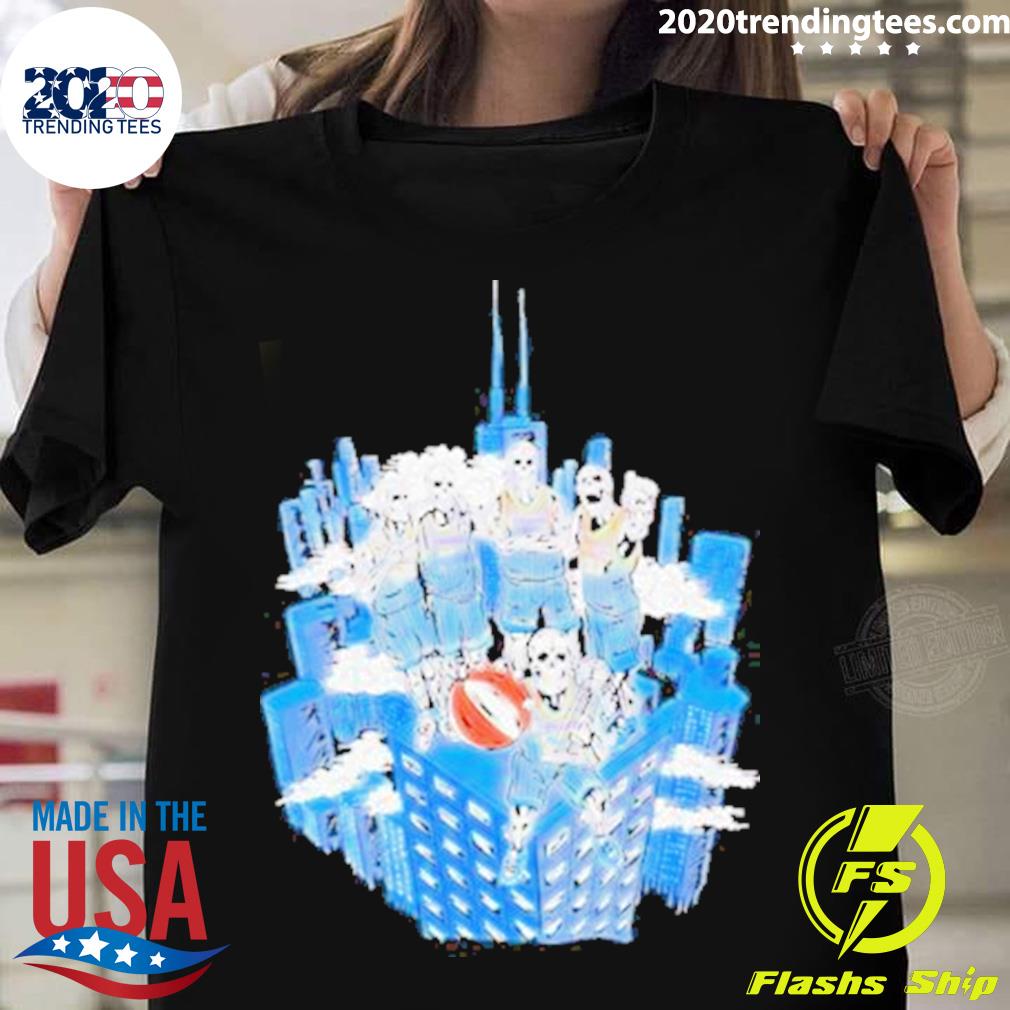 Official skeleton Chicago Splash Squad - Adult & Kids T-Shirts, Sweatshirts & Hoodies apparel design preview 1
