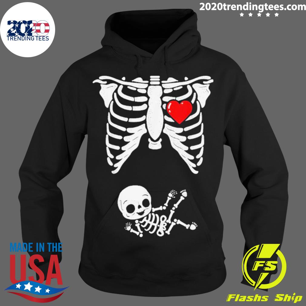Official skeleton Pregnancy Announcement Xray - Adult & Kids T-Shirts, Sweatshirts & Hoodies apparel design preview 2