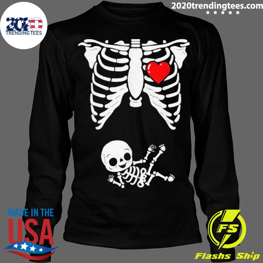 Official skeleton Pregnancy Announcement Xray - Adult & Kids T-Shirts, Sweatshirts & Hoodies apparel design preview 4