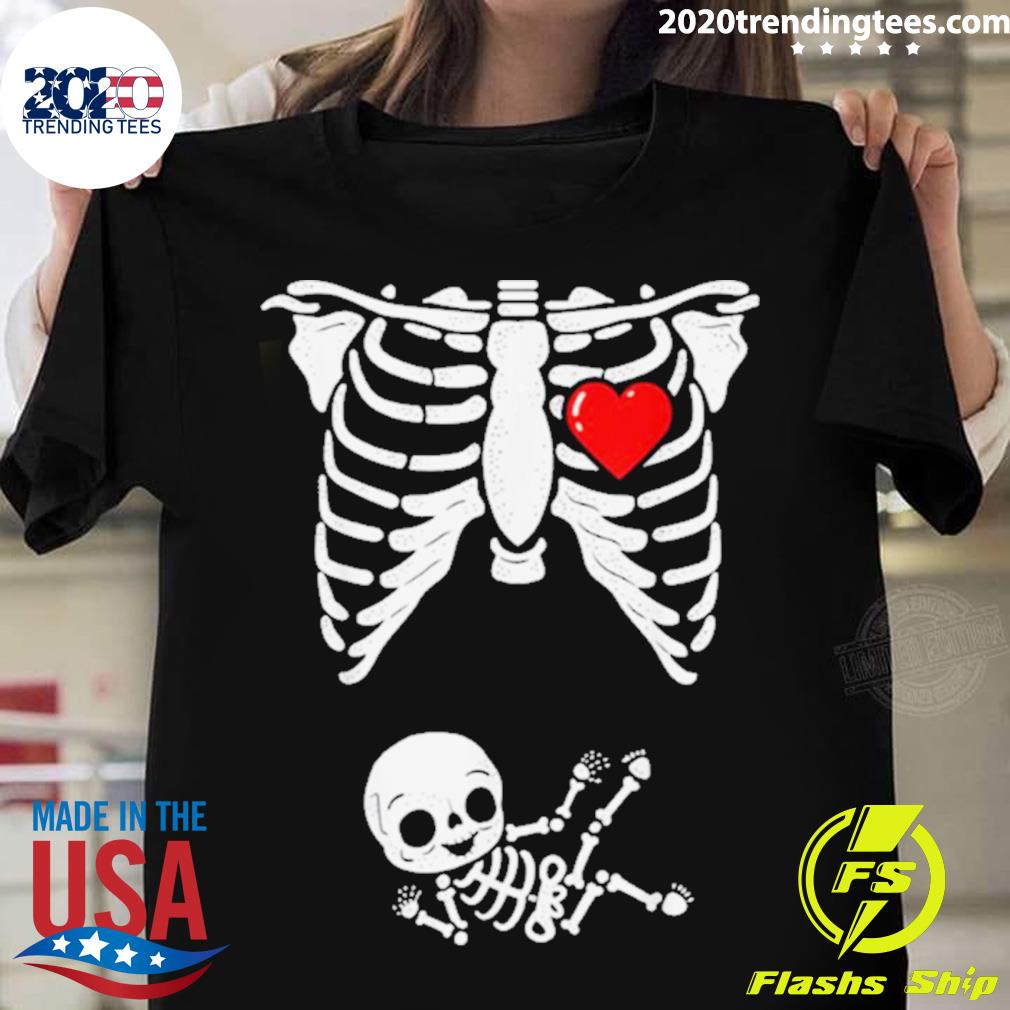 Official skeleton Pregnancy Announcement Xray - Adult & Kids T-Shirts, Sweatshirts & Hoodies apparel design preview 1