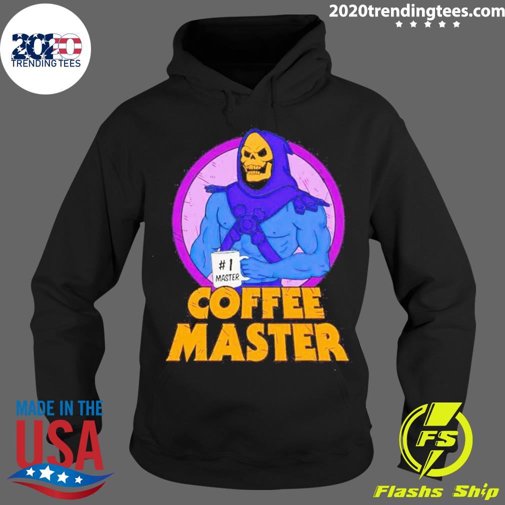 Official skeletor Coffee Master #1 - Adult & Kids T-Shirts, Sweatshirts & Hoodies apparel design preview 2