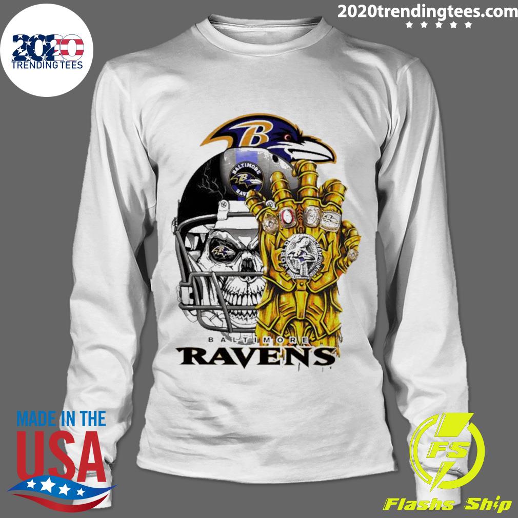 Official skull Helmet Baltimore Ravens World - Adult & Kids T-Shirts, Sweatshirts & Hoodies apparel design preview 4