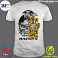 Official skull Helmet Baltimore Ravens World - Adult & Kids T-Shirts, Sweatshirts & Hoodies apparel design preview 1