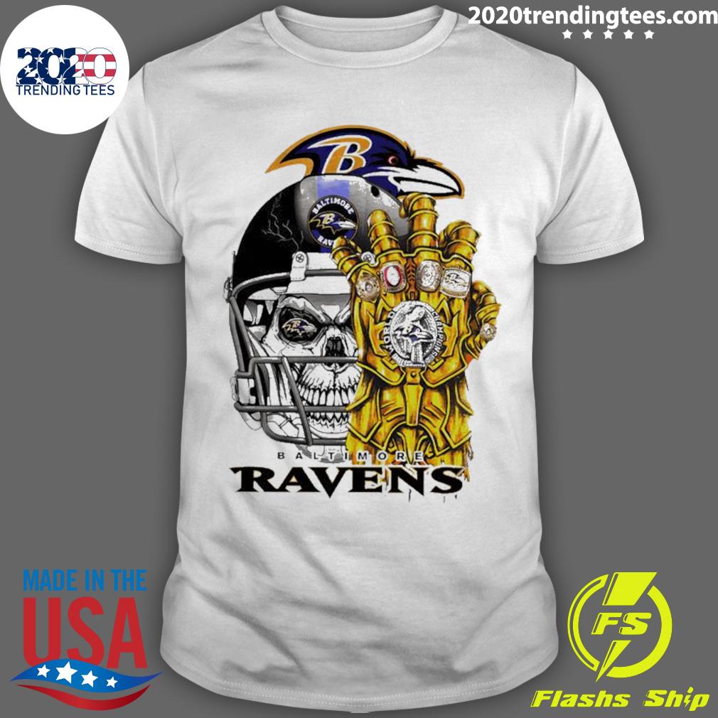 Official skull Helmet Baltimore Ravens World - Adult & Kids T-Shirts, Sweatshirts & Hoodies apparel design preview 1