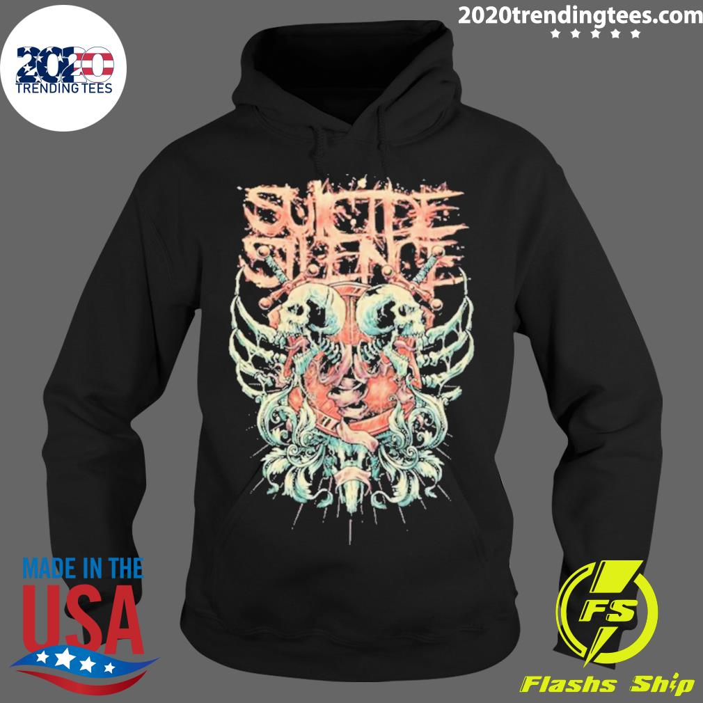 Official skulls Suicide Silence - Adult & Kids T-Shirts, Sweatshirts & Hoodies apparel design preview 2