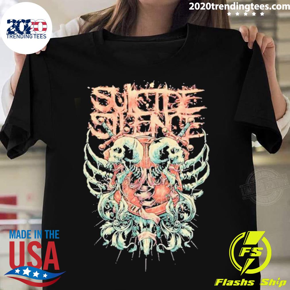Official skulls Suicide Silence - Adult & Kids T-Shirts, Sweatshirts & Hoodies apparel design preview 1