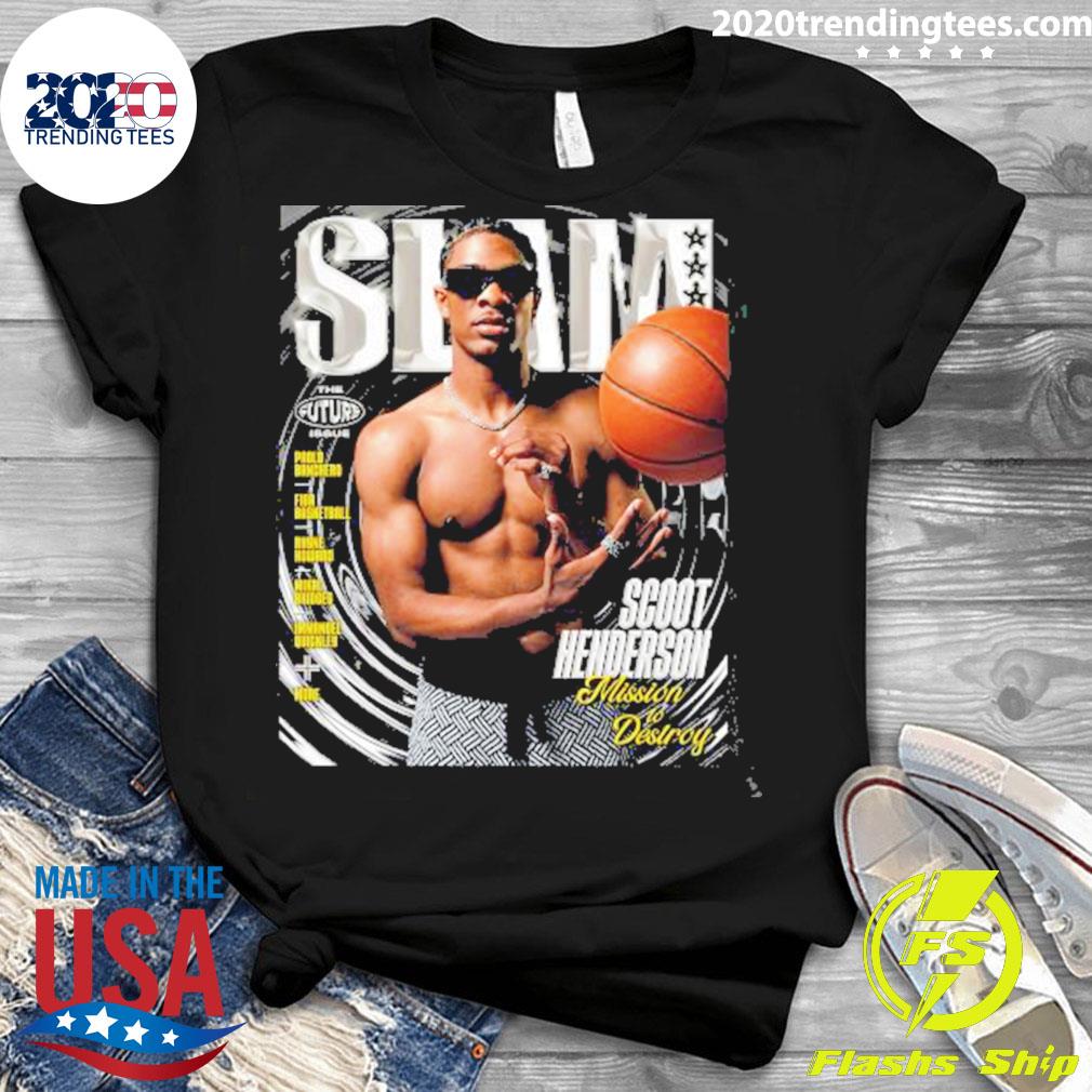 Official slam 244 Scoot Henderson Mission To Destroy - Adult & Kids T-Shirts, Sweatshirts & Hoodies apparel design preview 3
