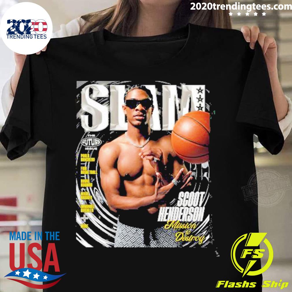 Official slam 244 Scoot Henderson Mission To Destroy - Adult & Kids T-Shirts, Sweatshirts & Hoodies apparel design preview 1
