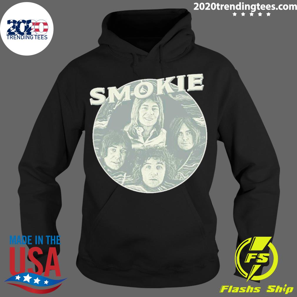Official smoke Band Smokie - Adult & Kids T-Shirts, Sweatshirts & Hoodies apparel design preview 2