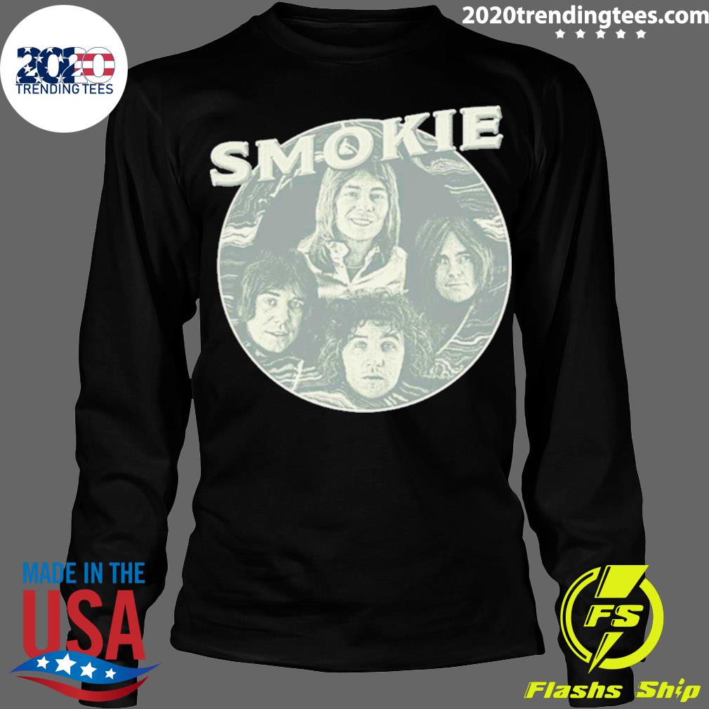 Official smoke Band Smokie - Adult & Kids T-Shirts, Sweatshirts & Hoodies apparel design preview 4