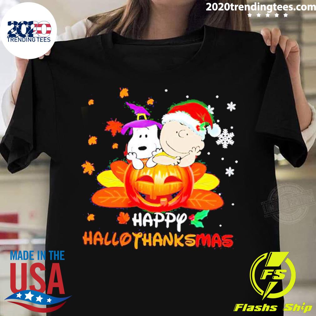 Official snoopy And Charlie Brown Happy - Adult & Kids T-Shirts, Sweatshirts & Hoodies apparel design preview 1