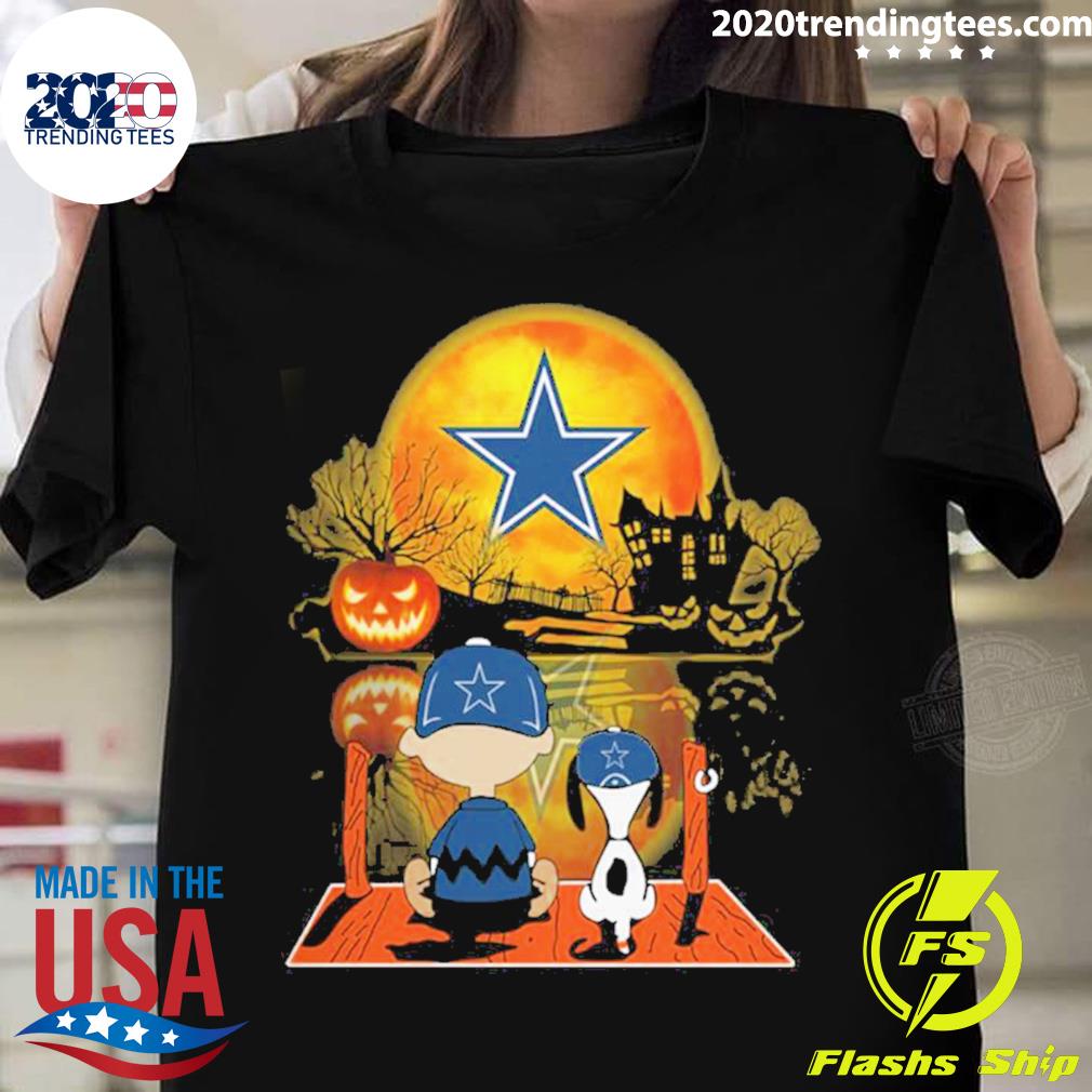Official snoopy And Charlie Brown Pumpkin Dallas - Adult & Kids T-Shirts, Sweatshirts & Hoodies apparel design preview 1