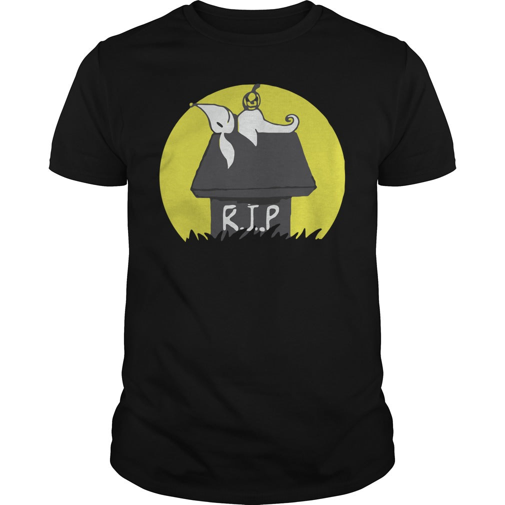Official Snoopy Halloween Rip - Adult & Kids T-Shirts, Sweatshirts & Hoodies apparel design preview 1