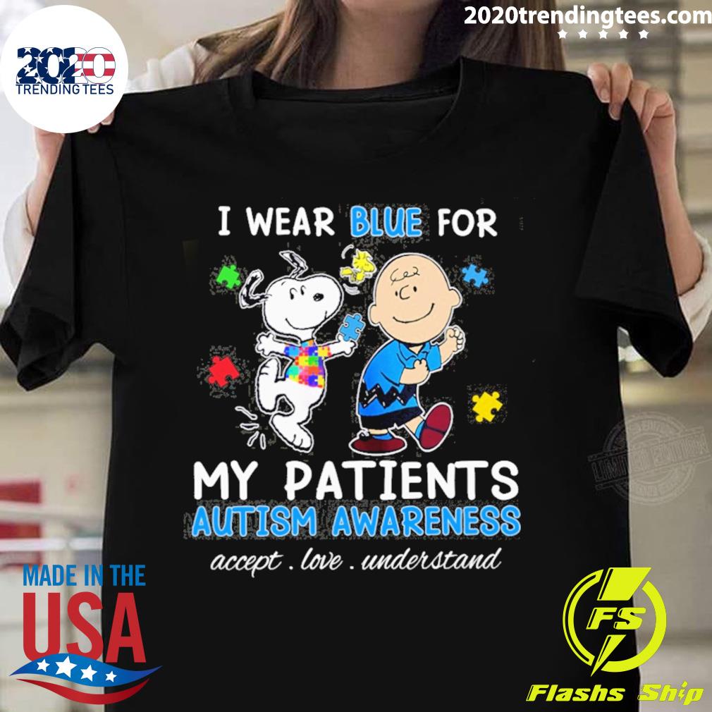 Official snoopy Woodstock And Charlie Brown I Wear - Adult & Kids T-Shirts, Sweatshirts & Hoodies apparel design preview 1