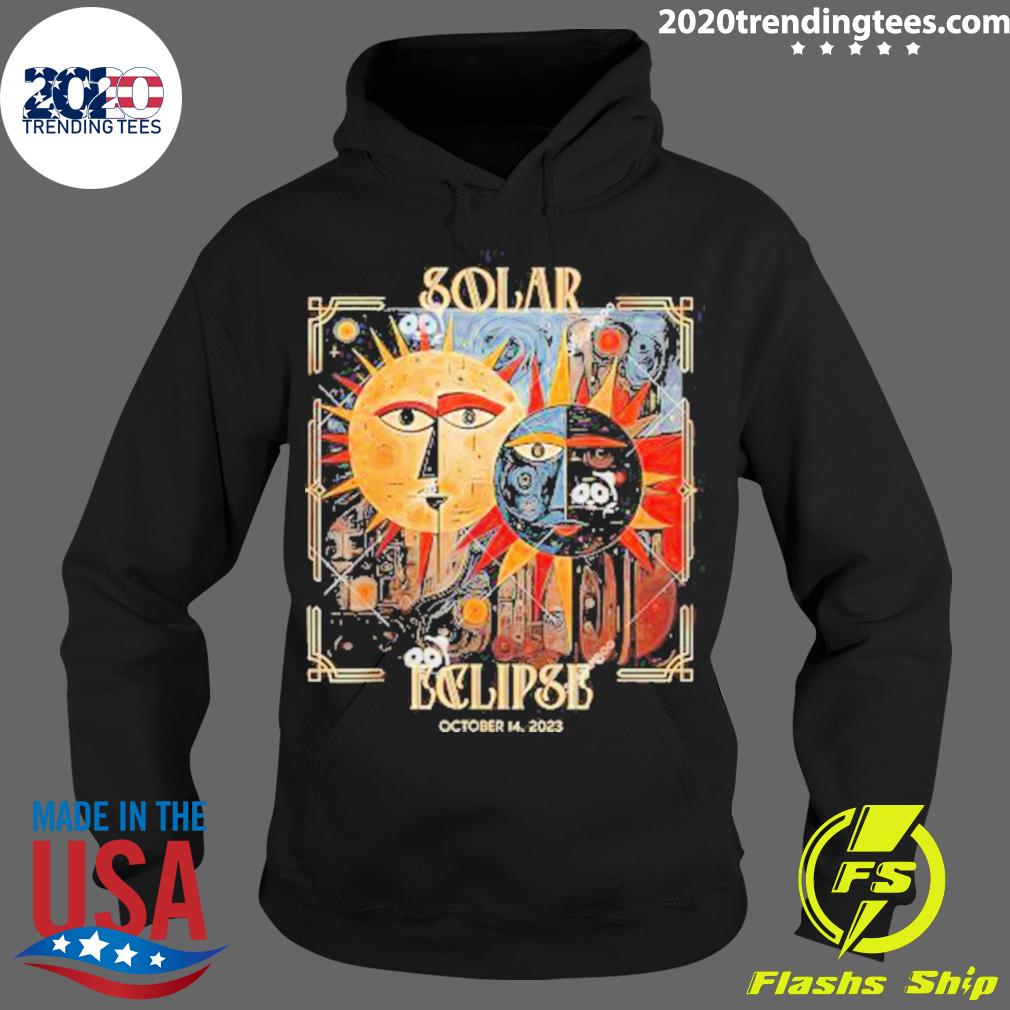 Official solar Eclipse October 14 2023 - Adult & Kids T-Shirts, Sweatshirts & Hoodies apparel design preview 2
