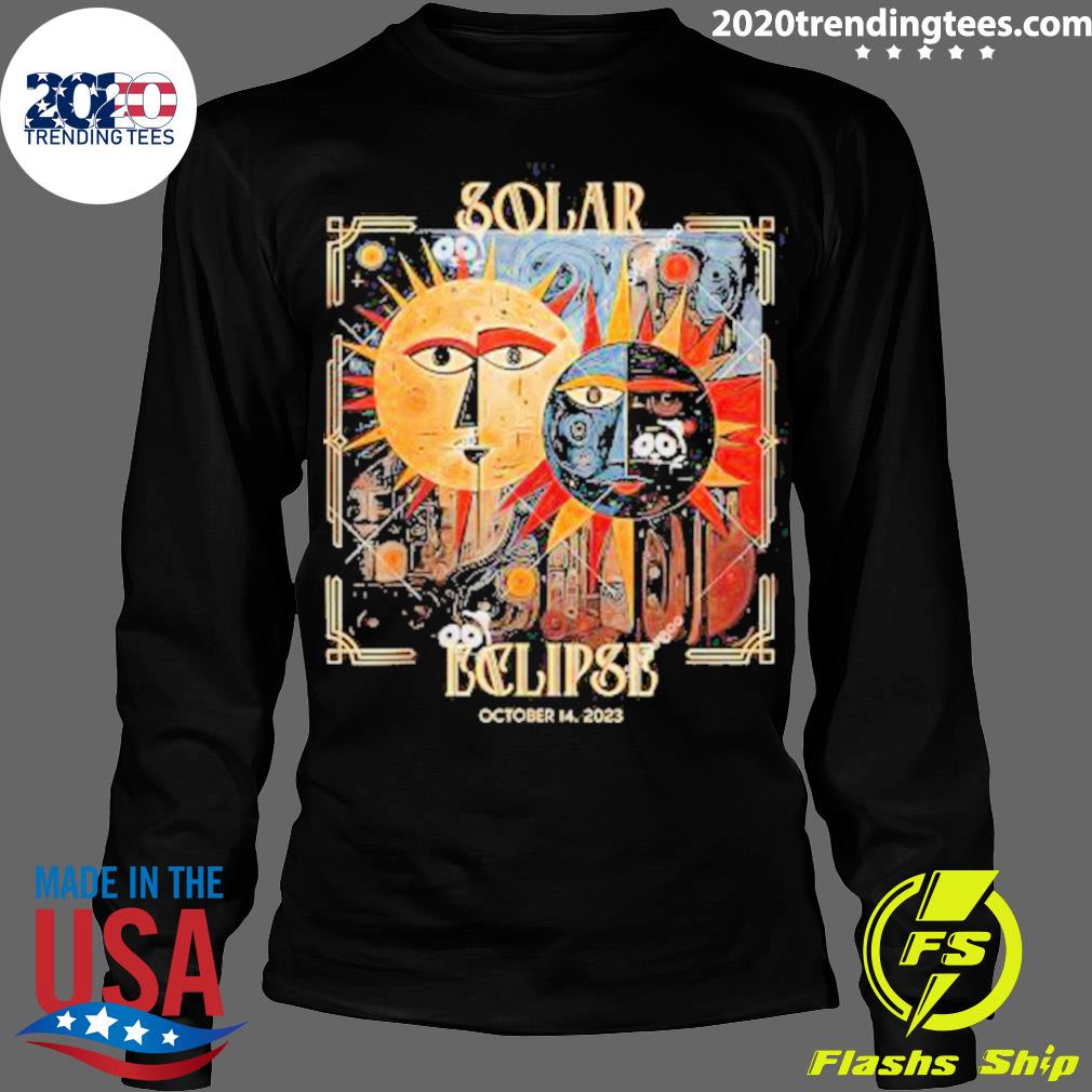 Official solar Eclipse October 14 2023 - Adult & Kids T-Shirts, Sweatshirts & Hoodies apparel design preview 4