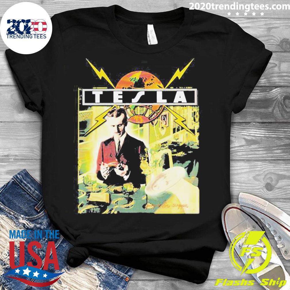 Official song Emotion Tesla Band - Adult & Kids T-Shirts, Sweatshirts & Hoodies apparel design preview 3