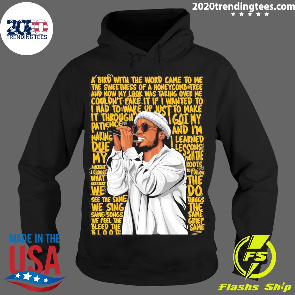 Official song Lyrics Anderson Paak - Adult & Kids T-Shirts, Sweatshirts & Hoodies apparel design preview 2