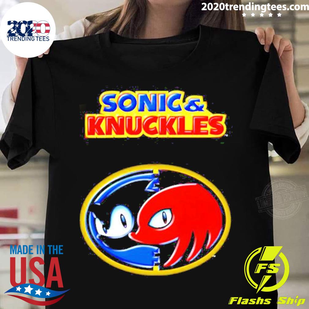 Official sonic And Knuckles Sega - Adult & Kids T-Shirts, Sweatshirts & Hoodies apparel design preview 1