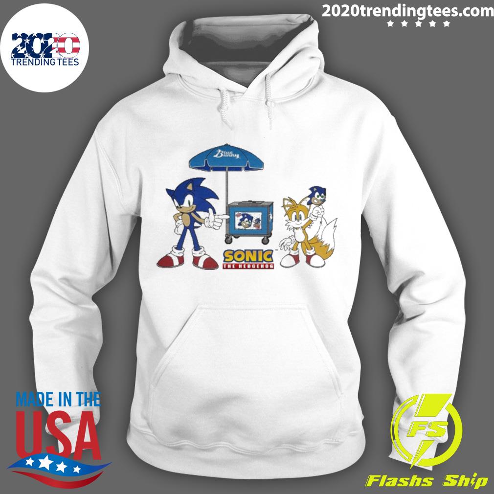 Official sonic Blue Bunny Ice Cream Trucks - Adult & Kids T-Shirts, Sweatshirts & Hoodies apparel design preview 2
