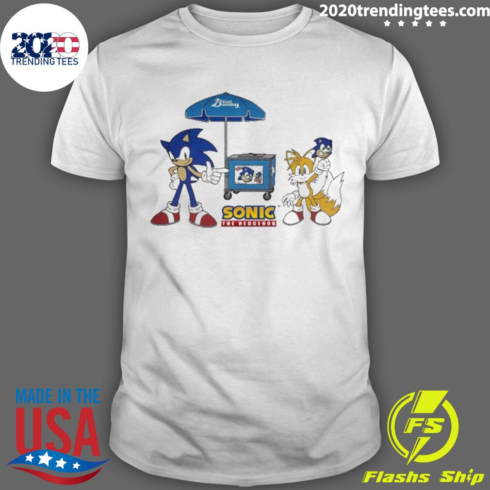 Official sonic Blue Bunny Ice Cream Trucks - Adult & Kids T-Shirts, Sweatshirts & Hoodies apparel design preview 1