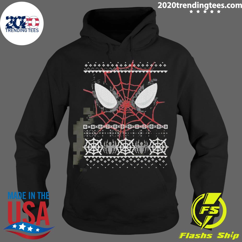 Official spider Eyes Xmas Spiderman Christmas - Adult & Kids T-Shirts, Sweatshirts & Hoodies apparel design preview 2