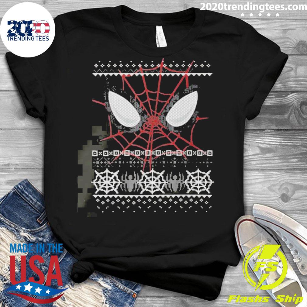 Official spider Eyes Xmas Spiderman Christmas - Adult & Kids T-Shirts, Sweatshirts & Hoodies apparel design preview 3