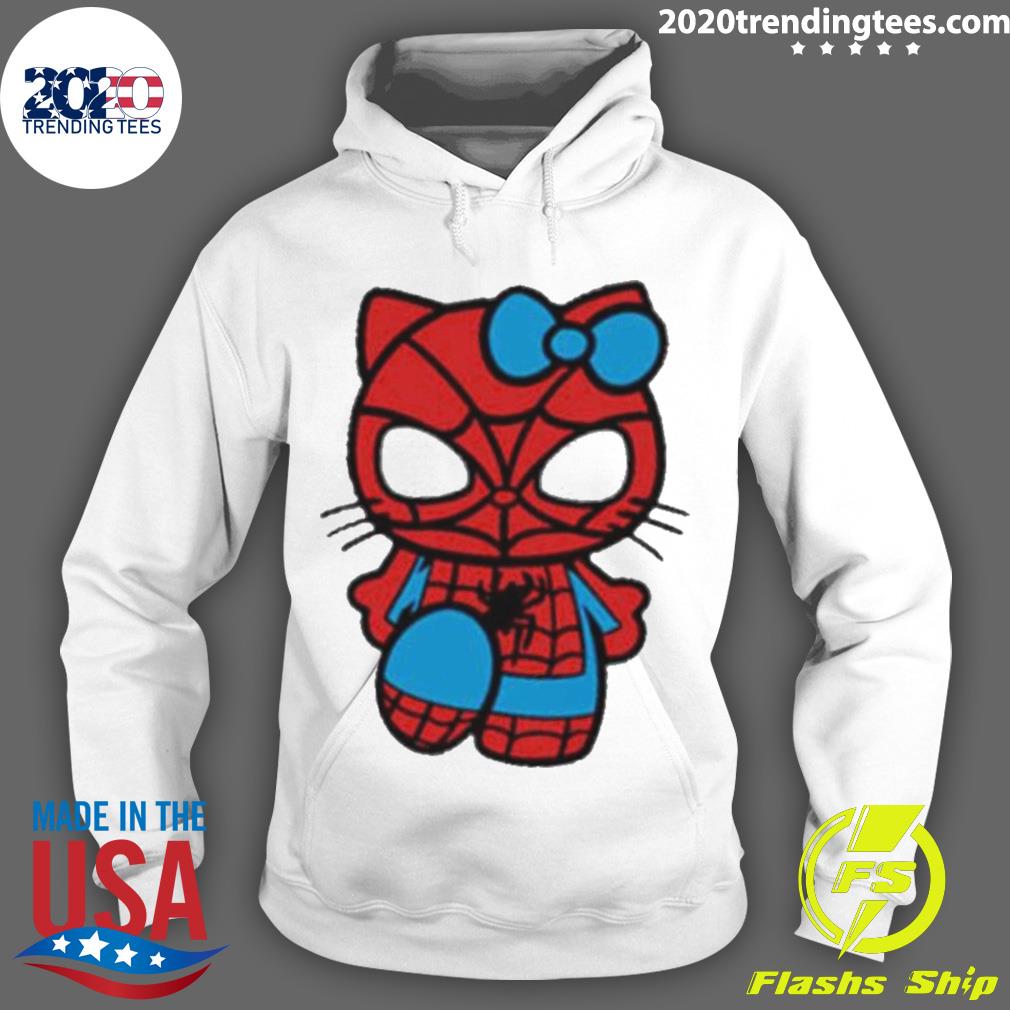 Official spider-man And Hello Kitty - Adult & Kids T-Shirts, Sweatshirts & Hoodies apparel design preview 2