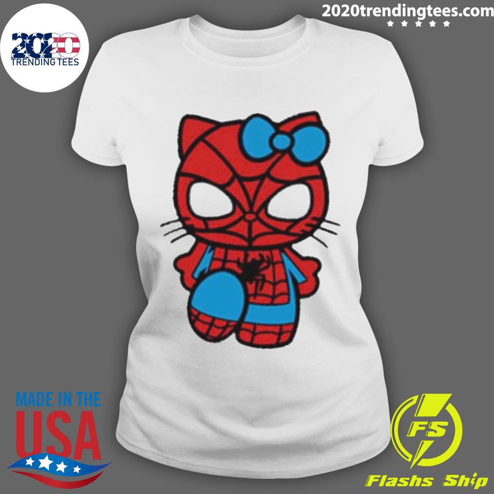 Official spider-man And Hello Kitty - Adult & Kids T-Shirts, Sweatshirts & Hoodies apparel design preview 3