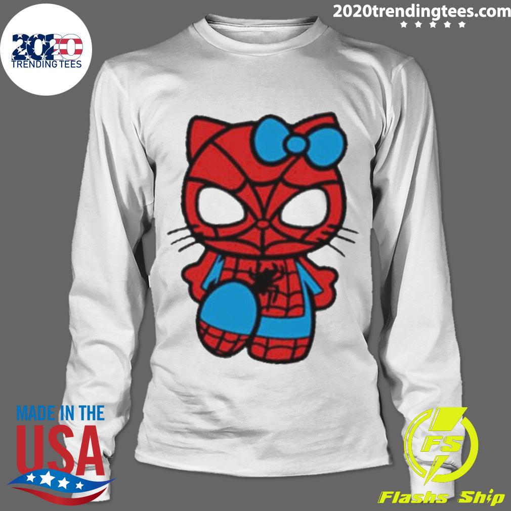 Official spider-man And Hello Kitty - Adult & Kids T-Shirts, Sweatshirts & Hoodies apparel design preview 4