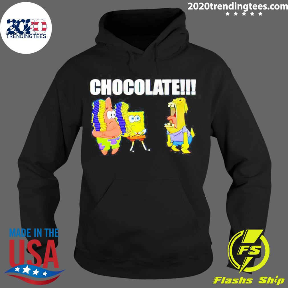 Official spongebob Squarepants Chocolate - Adult & Kids T-Shirts, Sweatshirts & Hoodies apparel design preview 2
