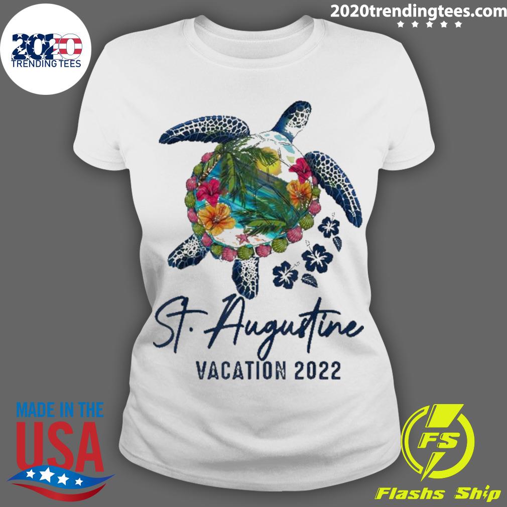 Official st. Augustine Sea Turtle Florida Family - Adult & Kids T-Shirts, Sweatshirts & Hoodies apparel design preview 3