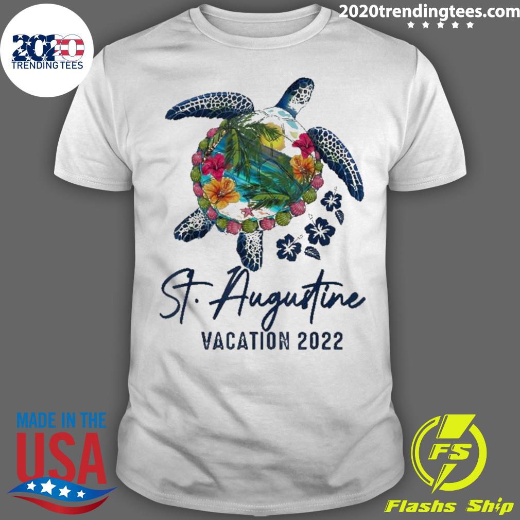 Official st. Augustine Sea Turtle Florida Family - Adult & Kids T-Shirts, Sweatshirts & Hoodies apparel design preview 1