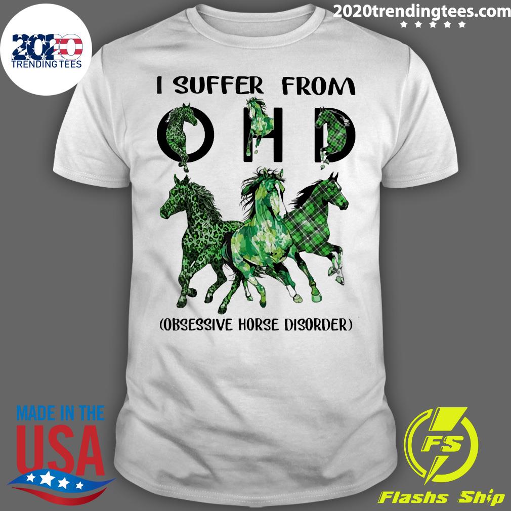 Official St Patrick's Day I Suffer From OHD Obsessive - Adult & Kids T-Shirts, Sweatshirts & Hoodies apparel design preview 1