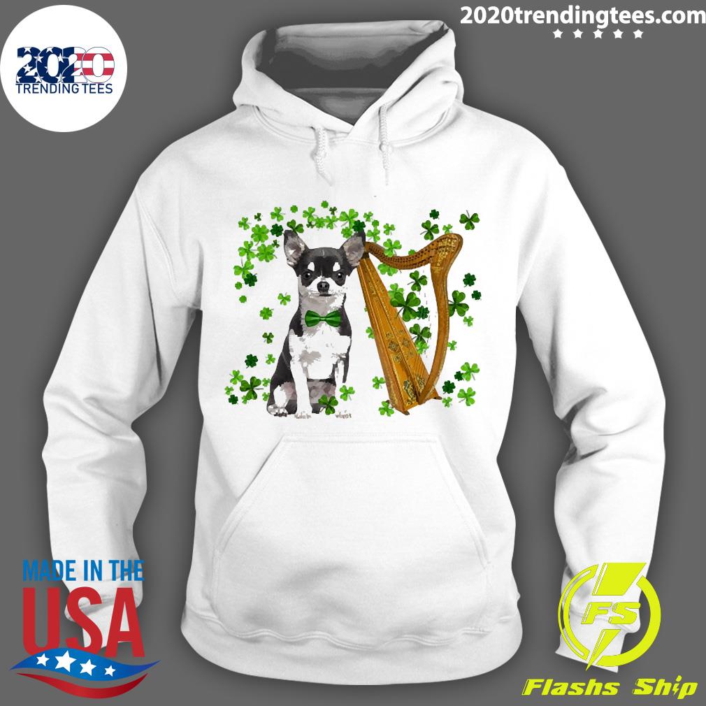 Official st Patricks Day Irish Lucky Harp Black - Adult & Kids T-Shirts, Sweatshirts & Hoodies apparel design preview 2