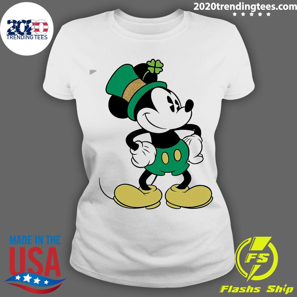 Official st Patrick's Day Mickey Mouse Cartoon - Adult & Kids T-Shirts, Sweatshirts & Hoodies apparel design preview 3
