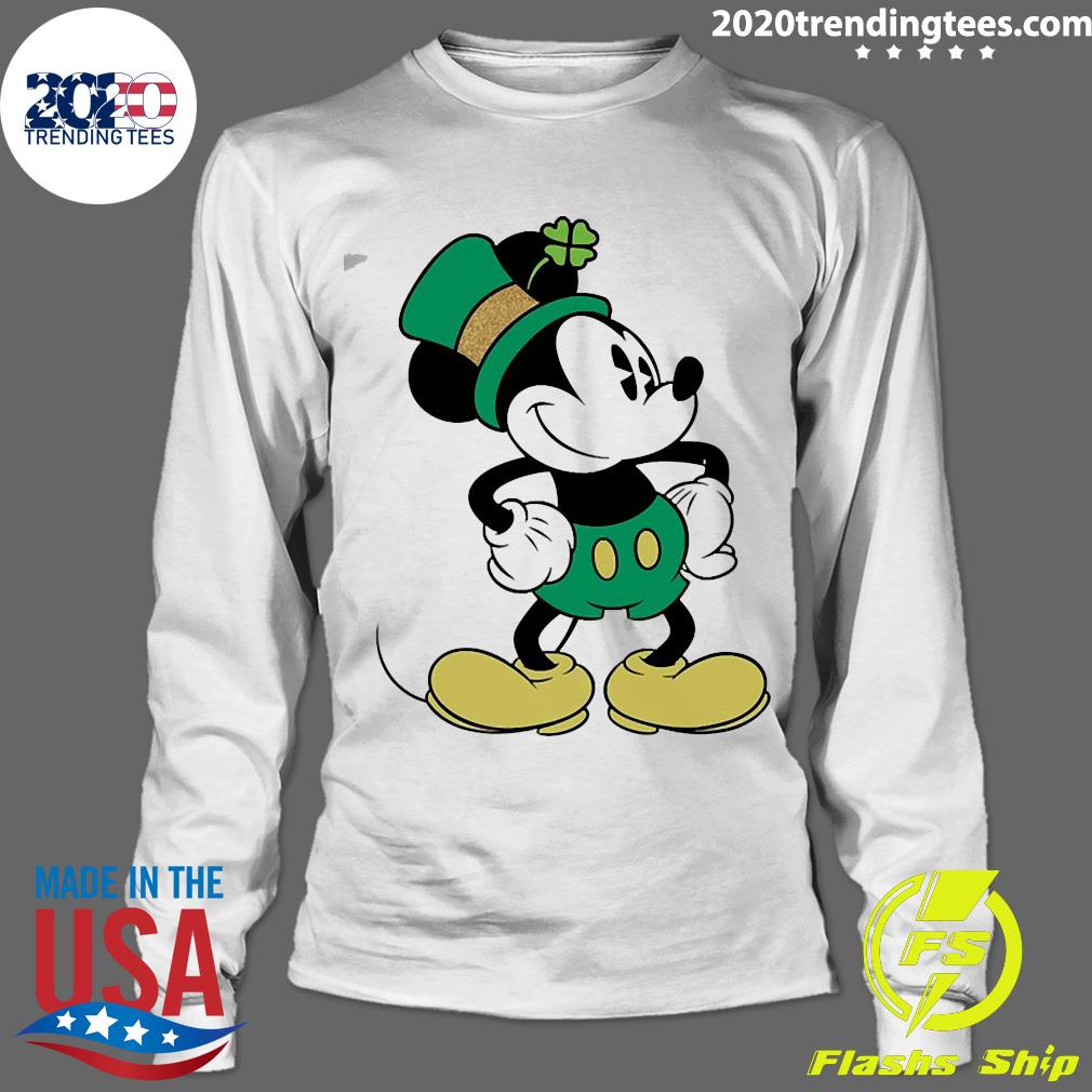 Official st Patrick's Day Mickey Mouse Cartoon - Adult & Kids T-Shirts, Sweatshirts & Hoodies apparel design preview 4