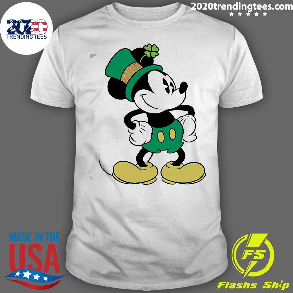 Official st Patrick's Day Mickey Mouse Cartoon - Adult & Kids T-Shirts, Sweatshirts & Hoodies apparel design preview 1
