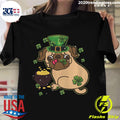 Official St Patricks Day Pug Dog - Adult & Kids T-Shirts, Sweatshirts & Hoodies apparel design preview 1