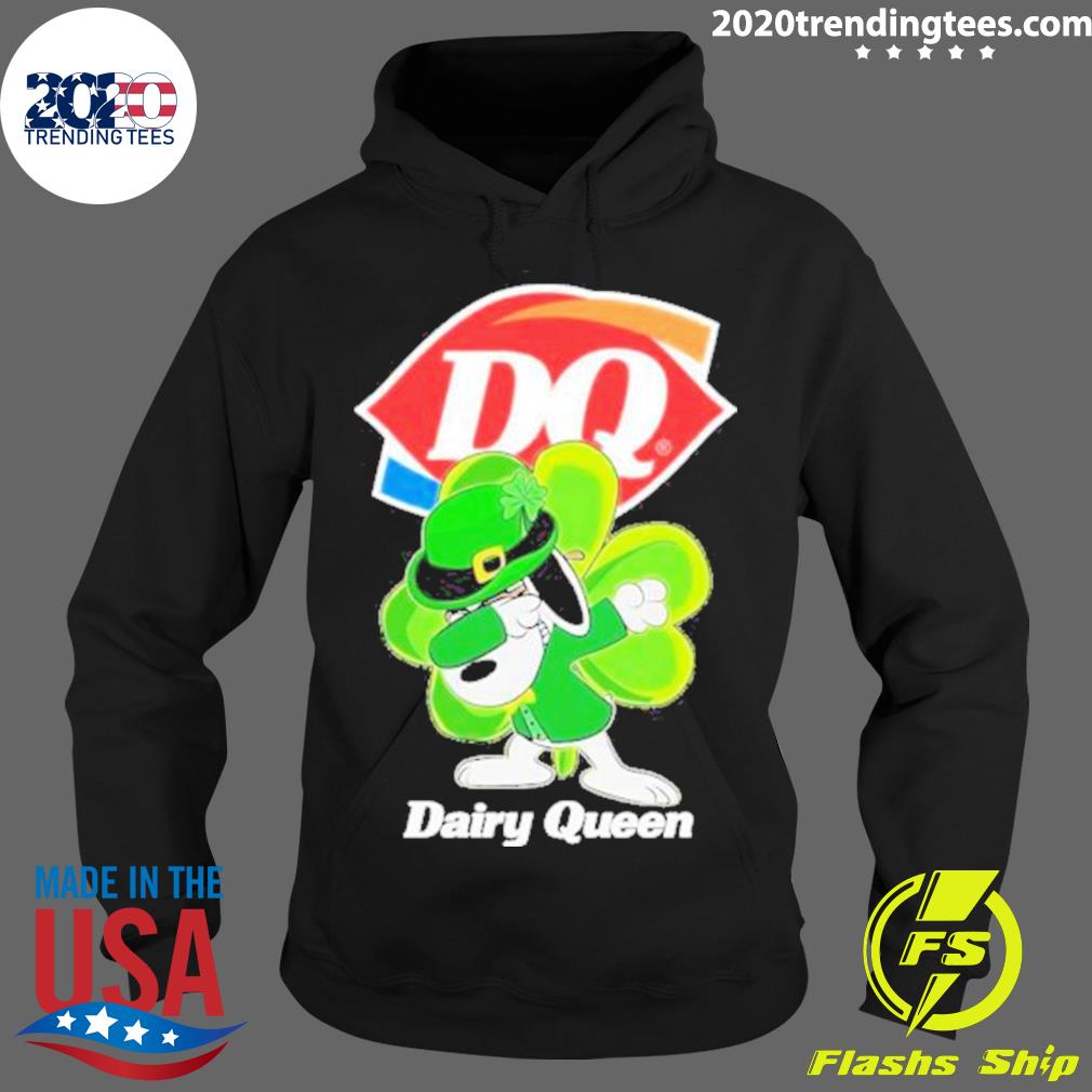 Official st Patrick's Day Snoopy Dabbing Dairy Queen - Adult & Kids T-Shirts, Sweatshirts & Hoodies apparel design preview 2