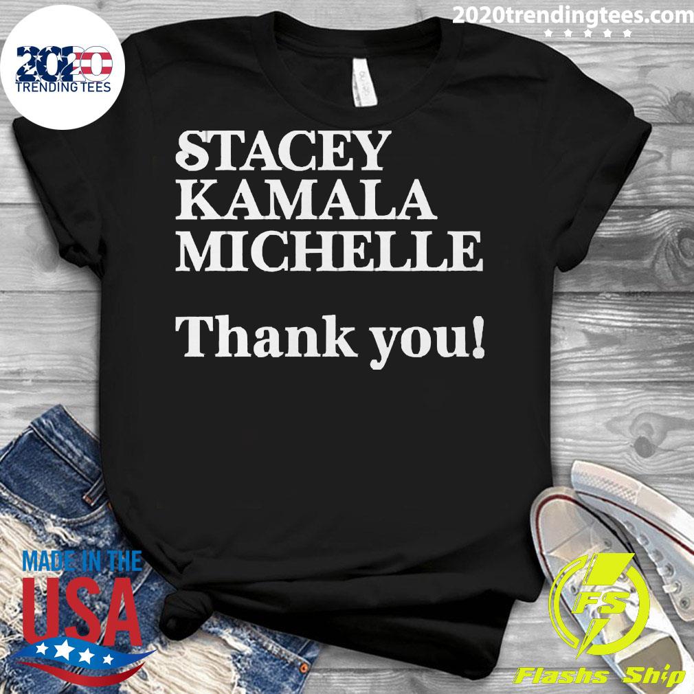 Official stacey Kamala Michelle Thank You - Adult & Kids T-Shirts, Sweatshirts & Hoodies apparel design preview 3
