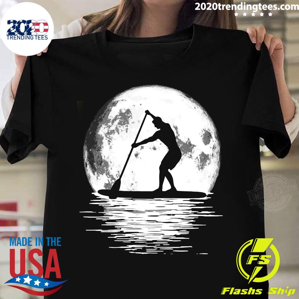 Official Stand Up Paddleboard SUP Night Ride Vintage - Adult & Kids T-Shirts, Sweatshirts & Hoodies apparel design preview 1